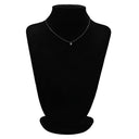 ノンブランド NON BRAND ダイヤペンダント プラチナシルバー Pt900 ダイヤモンド Pt850(チェーン) ネックレス 1P 1粒