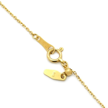 ノンブランド NON BRAND ダイヤペンダント イエローゴールド K18YG ダイヤモンド ネックレス 750 18K 1P 1粒