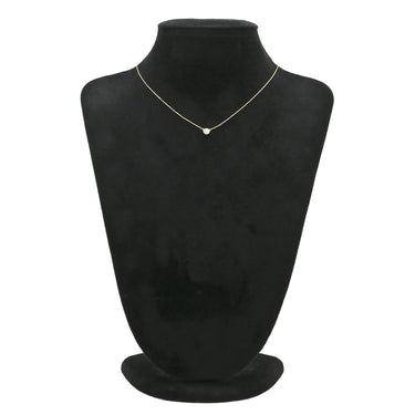 ノンブランド NON BRAND ダイヤペンダント イエローゴールド K18YG ダイヤモンド ネックレス 750 18K 1P 1粒