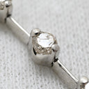 ノンブランド NON BRAND ダイヤ ペンダント プラチナシルバー Pt850 ダイヤモンド ネックレス 8P 8粒 ドロップ