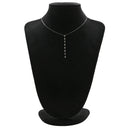 ノンブランド NON BRAND ダイヤ ペンダント プラチナシルバー Pt850 ダイヤモンド ネックレス 8P 8粒 ドロップ