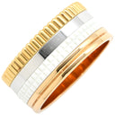 ブシュロン BOUCHERON キャトル クラシック ホワイト ラージ 4カラー K18YG K18WG K18PG ホワイトセラミック ＃68 リング 指輪 K18 Au750 27.5号