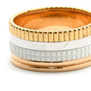 ブシュロン BOUCHERON キャトル クラシック ホワイト ラージ 4カラー K18YG K18WG K18PG ホワイトセラミック ＃68 リング 指輪 K18 Au750 27.5号