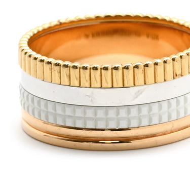 ブシュロン BOUCHERON キャトル クラシック ホワイト ラージ 4カラー K18YG K18WG K18PG ホワイトセラミック ＃68 リング 指輪 K18 Au750 27.5号