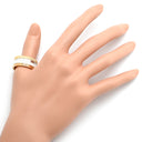 ブシュロン BOUCHERON キャトル クラシック ホワイト ラージ 4カラー K18YG K18WG K18PG ホワイトセラミック ＃68 リング 指輪 K18 Au750 27.5号