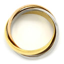 カルティエ Cartier トリニティ クラシック ホワイトゴールド×イエローゴールド×ピンクゴールド K18WG K18YG K18PG #49(JP9) リング 指輪 3連 3カラー 9号
