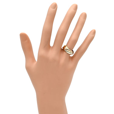 カルティエ Cartier トリニティ クラシック ホワイトゴールド×イエローゴールド×ピンクゴールド K18WG K18YG K18PG #49(JP9) リング 指輪 3連 3カラー 9号