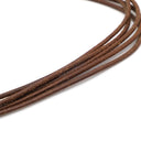 ブルガリ BVLGARI アブラッチオ シルバー×ゴールド×ブラウン K18WG K18YG レザー チョーカー 750 18金