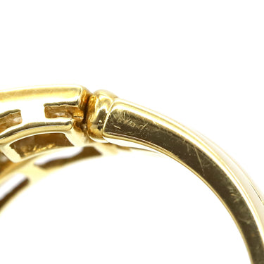 ブルガリ BVLGARI アレグラリング イエローゴールドXブルーXピンクXグリーン K18YG ブルートパーズ ピンクトルマリン ペリドット ダイヤモンド リング 指輪 K18YG 18K 750 18金 12号