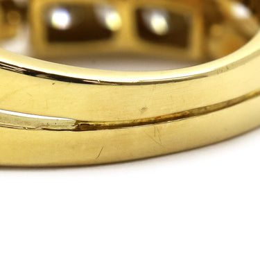 ブルガリ BVLGARI アレグラリング イエローゴールドXブルーXピンクXグリーン K18YG ブルートパーズ ピンクトルマリン ペリドット ダイヤモンド リング 指輪 K18YG 18K 750 18金 12号