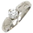 シャネル CHANEL マトラッセ J2038 プラチナシルバー Pt950 ダイヤモンド #46(JP6) リング 指輪 Pt プラチナ ダイヤモンド 1P 6号