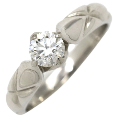 シャネル CHANEL マトラッセ J2038 プラチナシルバー Pt950 ダイヤモンド #46(JP6) リング 指輪 Pt プラチナ ダイヤモンド 1P 6号