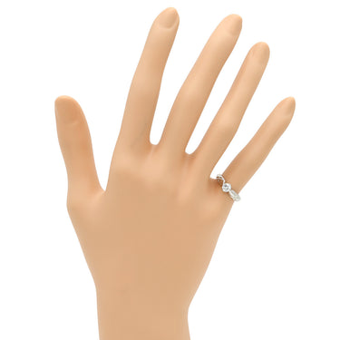 シャネル CHANEL マトラッセ J2038 プラチナシルバー Pt950 ダイヤモンド #46(JP6) リング 指輪 Pt プラチナ ダイヤモンド 1P 6号