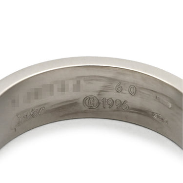 カルティエ Cartier ラブリング B4084700 ホワイトゴールド K18WG #60(JP20) リング 指輪 LOVE Ring 750 18K WG 18金 19.5号