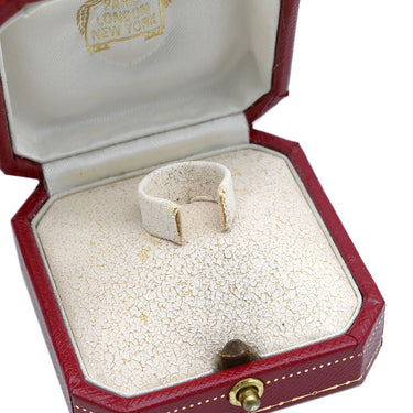 カルティエ Cartier ラブリング ハーフダイヤ B4032500 ホワイトゴールド K18WG ダイヤモンド #56(JP16) リング 指輪 LOVE Ring 750 18K 3P ダイヤモンド 16号