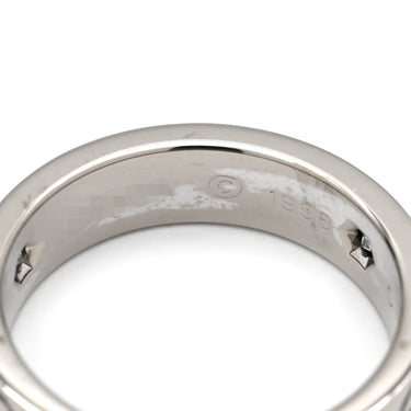カルティエ Cartier ラブリング ハーフダイヤ B4032500 ホワイトゴールド K18WG ダイヤモンド #56(JP16) リング 指輪 LOVE Ring 750 18K 3P ダイヤモンド 16号