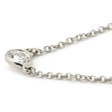 ティファニー Tiffany & Co バイザヤード シングルダイヤモンド ペンダント プラチナシルバー Pt950 ダイヤモンド ネックレス Pt T&Co. 1石 エルサペレッティ