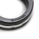 シャネル CHANEL シャネル ウルトラリング ブラック×ホワイトゴールド K18WG セラミック T51(JP11) リング 指輪 黒 18K AU750 11号
