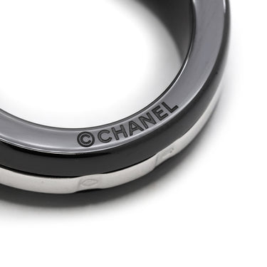 シャネル CHANEL シャネル ウルトラリング ブラック×ホワイトゴールド K18WG セラミック T51(JP11) リング 指輪 黒 18K AU750 11号