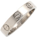 カルティエ Cartier ラブリング スモールモデル B4085100 ホワイトゴールド K18WG #50(JP10) リング 指輪 LOVE Ring 750 ミニラブ 10号