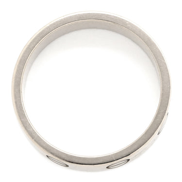 カルティエ Cartier ラブリング スモールモデル B4085100 ホワイトゴールド K18WG #50(JP10) リング 指輪 LOVE Ring 750 ミニラブ 10号