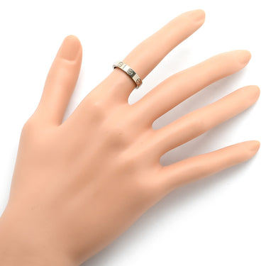カルティエ Cartier ラブリング スモールモデル B4085100 ホワイトゴールド K18WG #50(JP10) リング 指輪 LOVE Ring 750 ミニラブ 10号