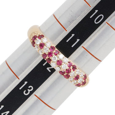 ポンテヴェキオ Ponte Vecchio エテルノ・ファミリー ピッコリーニ ダイヤ リング ピンクゴールド K18PG ダイヤモンド ルビー リング 指輪 パヴェ 750 12号