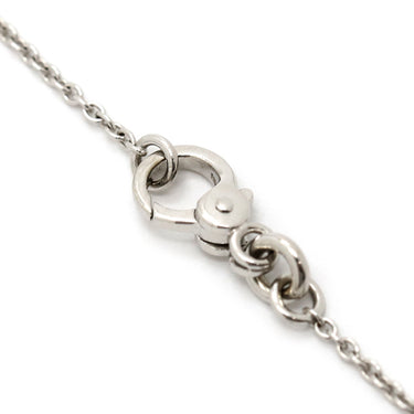 ポメラート Pomellato カプリ ホワイト K18WG ダイヤモンド カルセドニー ネックレス カルセドニー ダイヤ Au750