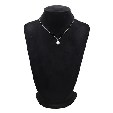 ポメラート Pomellato カプリ ホワイト K18WG ダイヤモンド カルセドニー ネックレス カルセドニー ダイヤ Au750