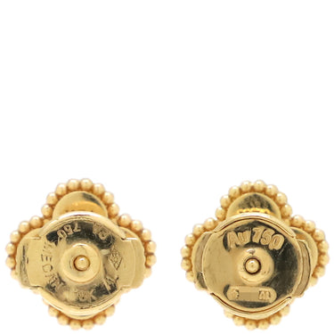 ヴァンクリーフアーペル Van Cleef & Arpels スウィート アルハンブラ VCARA44800 パールホワイトXイエローゴールド K18YG マザーオブパール ピアス 750YG 18K