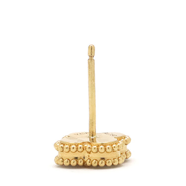 ヴァンクリーフアーペル Van Cleef & Arpels スウィート アルハンブラ VCARA44800 パールホワイトXイエローゴールド K18YG マザーオブパール ピアス 750YG 18K