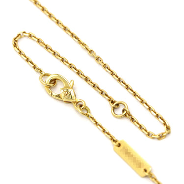 ヴァンクリーフアーペル Van Cleef & Arpels ラッキーアルハンブラ パピヨン ペンダント VCARD99500 イエローゴールド×ホワイト K18YG マザーオブパール ネックレス Au750 蝶 パール