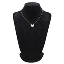 ヴァンクリーフアーペル Van Cleef & Arpels ラッキーアルハンブラ パピヨン ペンダント VCARD99500 イエローゴールド×ホワイト K18YG マザーオブパール ネックレス Au750 蝶 パール