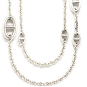 エルメス HERMES シェーヌダンクル ファランドール160 シルバー シルバー925 ネックレス ロングネックレス AG925