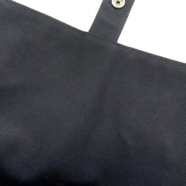 エルメス HERMES パニエドプラージュ PM ブラック コットンキャンバス トートバッグ シルバー金具 黒