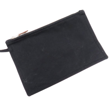 エルメス HERMES パニエドプラージュ PM ブラック コットンキャンバス トートバッグ シルバー金具 黒