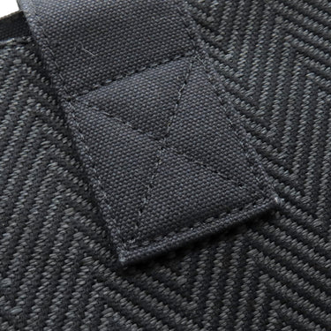 エルメス HERMES パニエドプラージュ PM ブラック コットンキャンバス トートバッグ シルバー金具 黒