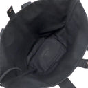 エルメス HERMES パニエドプラージュ PM ブラック コットンキャンバス トートバッグ シルバー金具 黒