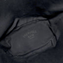 エルメス HERMES パニエドプラージュ PM ブラック コットンキャンバス トートバッグ シルバー金具 黒