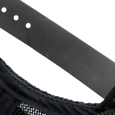 グッチ GUCCI GG柄 ナイロンメッシュ 510950 ブラック ナイロン 14037 ＃57 キャップ 黒