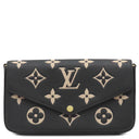 ルイヴィトン LOUIS VUITTON ポシェット フェリシー M82479 ブラック×ベージュ バイカラーモノグラムアンプラントレザー チェーンウォレット ゴールド金具 黒 ショルダーバッグ