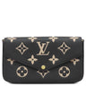 ルイヴィトン LOUIS VUITTON ポシェット フェリシー M82479 ブラック×ベージュ バイカラーモノグラムアンプラントレザー チェーンウォレット ゴールド金具 黒 ショルダーバッグ