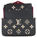 ルイヴィトン LOUIS VUITTON ポシェット フェリシー M82479 ブラック×ベージュ バイカラーモノグラムアンプラントレザー チェーンウォレット ゴールド金具 黒 ショルダーバッグ