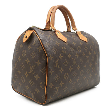 ルイヴィトン LOUIS VUITTON スピーディ 30 M41526 モノグラム モノグラムキャンバス ハンドバッグ ゴールド金具 茶 ミニボストン 鍵・パドロック欠品