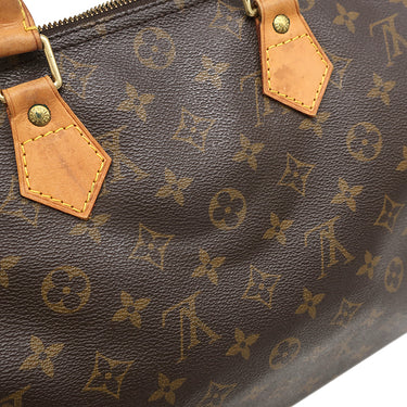 ルイヴィトン LOUIS VUITTON スピーディ 30 M41526 モノグラム モノグラムキャンバス ハンドバッグ ゴールド金具 茶 ミニボストン 鍵・パドロック欠品