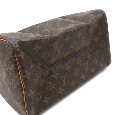 ルイヴィトン LOUIS VUITTON スピーディ 30 M41526 モノグラム モノグラムキャンバス ハンドバッグ ゴールド金具 茶 ミニボストン 鍵・パドロック欠品
