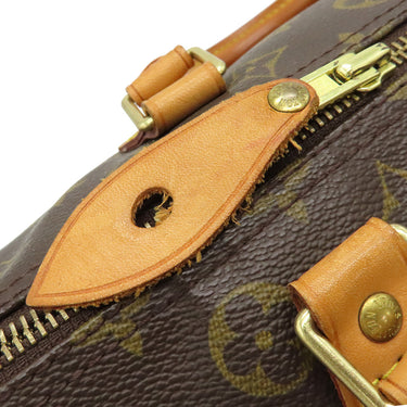 ルイヴィトン LOUIS VUITTON スピーディ 30 M41526 モノグラム モノグラムキャンバス ハンドバッグ ゴールド金具 茶 ミニボストン