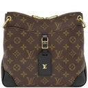 ルイヴィトン LOUIS VUITTON オデオンNM PM M45353 ノワール モノグラムキャンバス ショルダーバッグ ゴールド金具 茶 黒