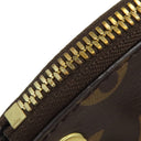 ルイヴィトン LOUIS VUITTON オデオンNM PM M45353 ノワール モノグラムキャンバス ショルダーバッグ ゴールド金具 茶 黒