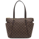 ルイヴィトン LOUIS VUITTON トータリーPM N41282 ダミエエベヌ ダミエキャンバス トートバッグ ゴールド金具 ショルダー 肩掛け 茶